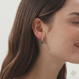Blue Topaz & Diamond Accent Drop Earrings, Ines