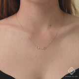 Handcuff necklace, diamonds, gold, edgy jewelry, symbolic jewelry