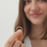 Princes-Cut Rainbow Sapphire Ring, Cyra