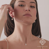 Pearl Diamond Earring Charms, Panni