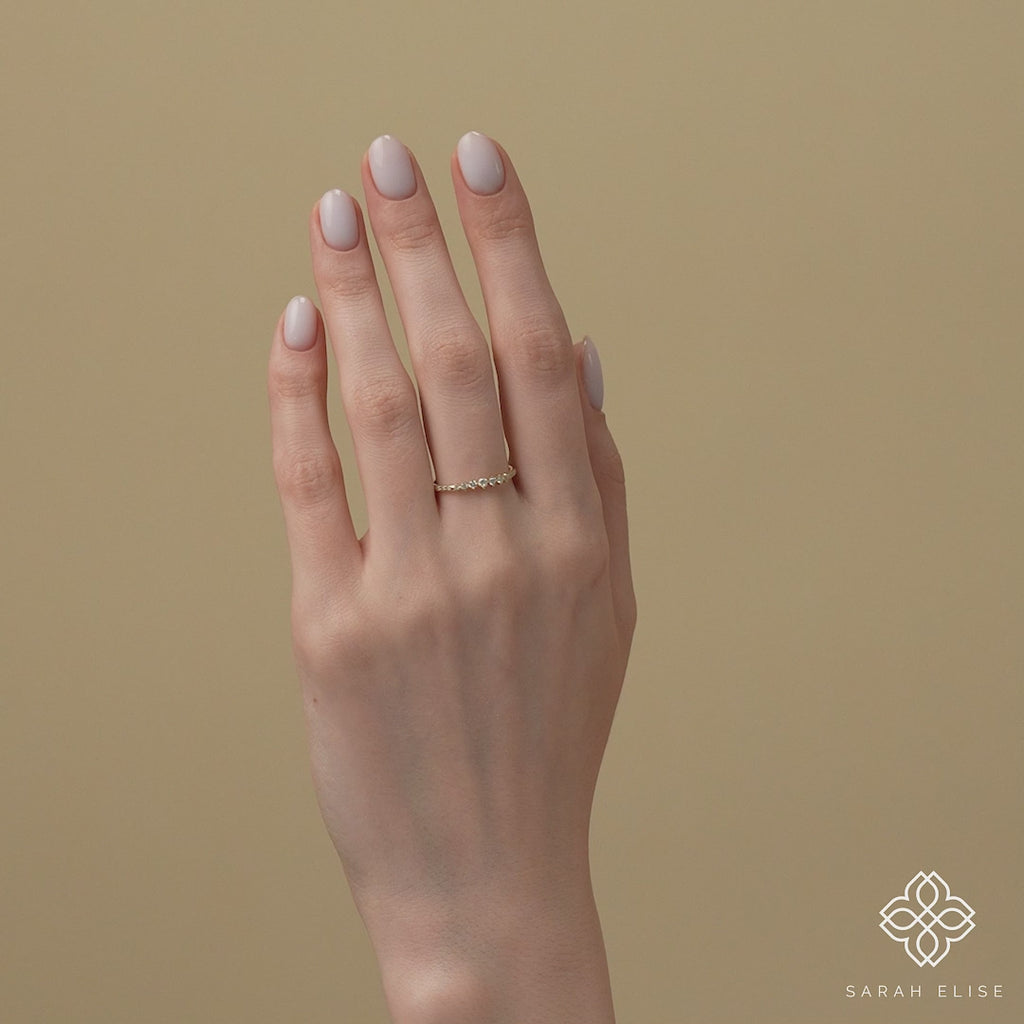 handmade natural stone ring jewellery