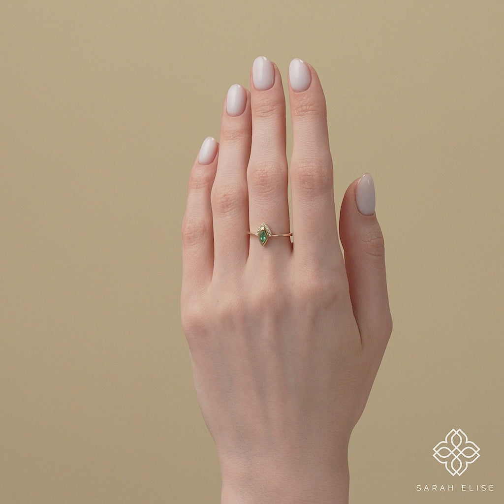 may birthstone emerald ring