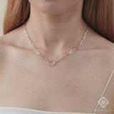 handmade gold for custom charm stack necklace