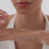 Yellow Sapphire Stud Earrings, Raveline