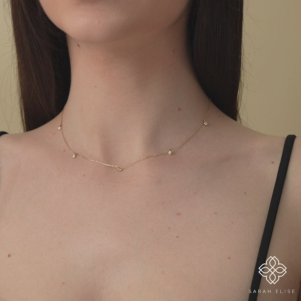 handmade solid gold diamond by the yard