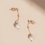 Dangle Pearl Earrings, Panni