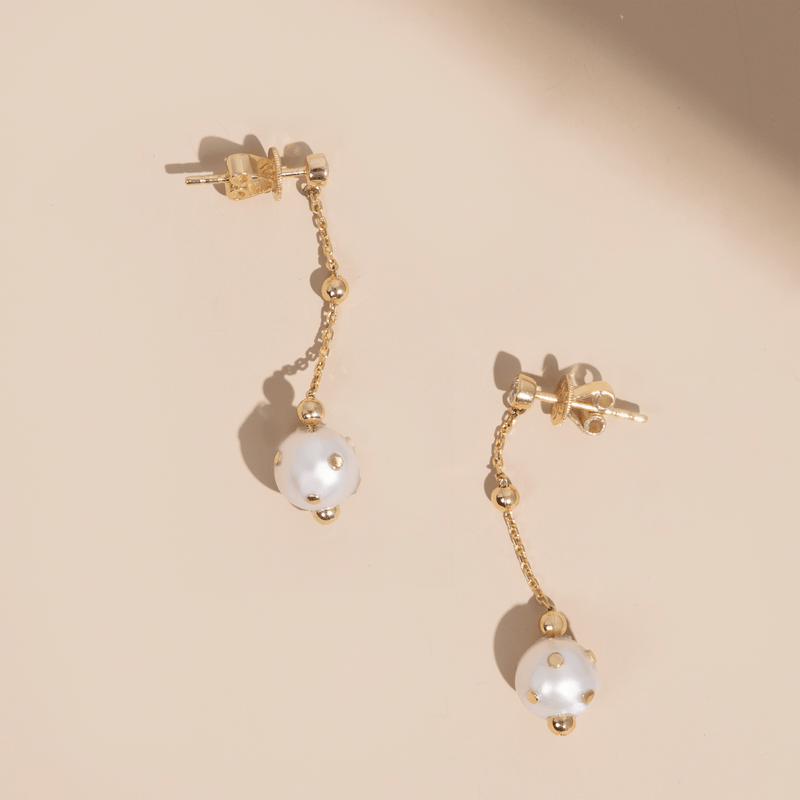 Dangle Pearl Earrings, Panni