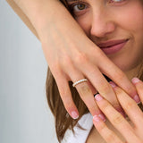 Lab Grown Diamond Prong Set Eternity Ring - 3 mm, Soraya