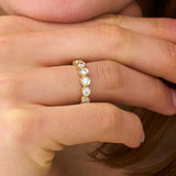 Lab Grown Diamond Bezel Eternity Ring - 4 mm, Neoma