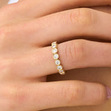 Lab Grown Diamond Bezel Eternity Ring - 3.7 mm, Neoma