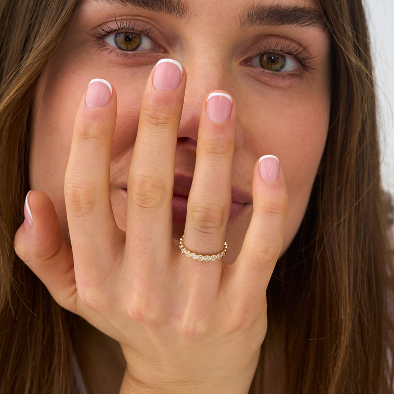 Lab Grown Diamond Bezel Eternity Ring - 2.8 mm, Neoma