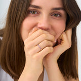 Princess-cut Amethyst Ring, Cyra