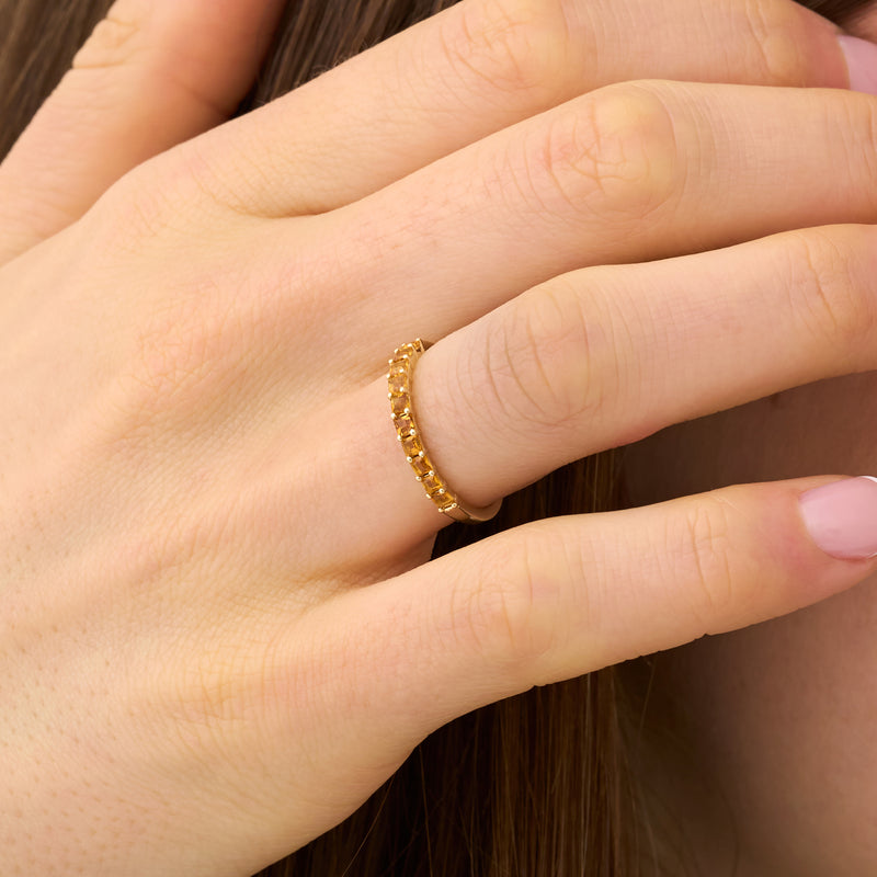 Princes-Cut Citrine Ring, Cyra