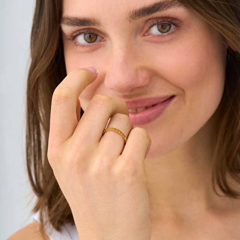 Princes-Cut Citrine Ring, Cyra