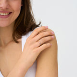 Princes-Cut Rainbow Sapphire Ring, Cyra