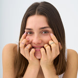 Princes-Cut Rainbow Sapphire Ring, Cyra