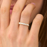 Lab Grown Marquise Diamond Wedding Ring, Liel