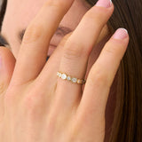 Lab Grown Alternating Diamond Wedding Band, Thalassa