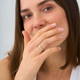 Lab Grown Alternating Diamond Wedding Band, Thalassa