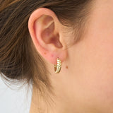 Twisted Hoop Earrings, Araminta