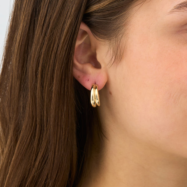 Double Line Plain Hoop, Azenor