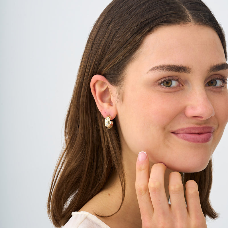 Starburst Lab Diamond Hoops, Hester