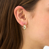 Starburst Lab Diamond Hoops, Hester