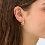 Timeless Solid Gold Hoop Earrings, Wren
