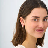 2 ctw Heart Shape Lab-Grown Diamond Hoop, Seraphina