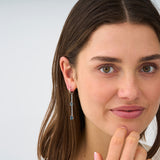 Blue Topaz Drop Earrings, Diantha