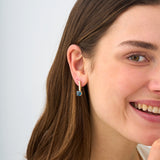 Blue Topaz & Diamond Accent Drop Earrings, Ines