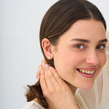 Lab Diamond Circle Stud, Thessaly