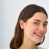Natural Blue Topaz Stud Earrings, Ysella