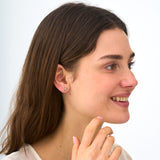 Diamond Four Leaf Clover Studs, Lavinia