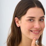 Diamond Four Leaf Clover Studs, Lavinia