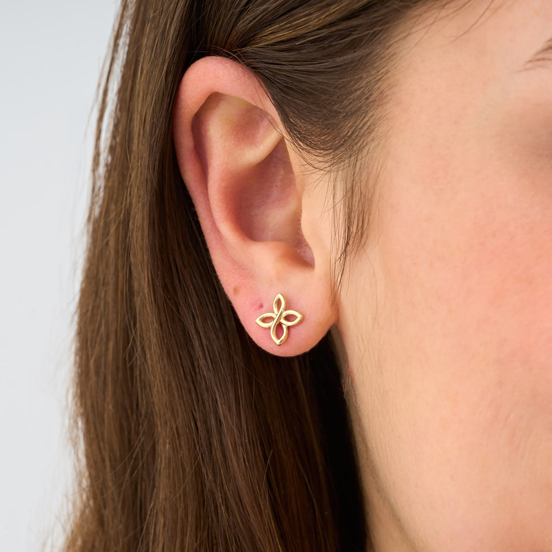 Four Leaf Clover Earrings, Lavinia