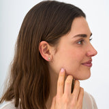 Lab Grown Diamond Flower Studs, Linnea