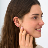 Lab Grown Diamond Flower Studs, Linnea