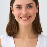 1ct Lab Grown Oval Diamond Solitaire Necklace, Neris