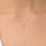 Lab Grown Diamond Initial Necklace, Anouk