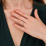 cluster half eternity band