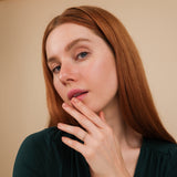 minimalistic prong set stacking ring