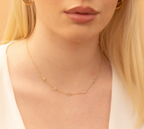 14k Gold Diamond Name Necklace