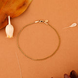 Plain Gold Cuban Chain Bracelet