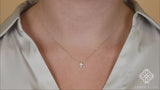 Mini Diamond Cross Necklace