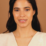 Handmade Bezel Diamond Initial Necklace