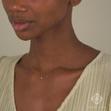 Handmade Diamond Cluster Necklace 