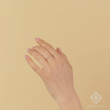 Half Eternity Diamond Stacking Ring