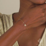 Tiny Petite Butterfly Bracelet