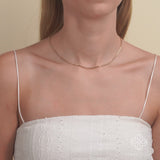 Simplistic Design solid Gold Snake Chain